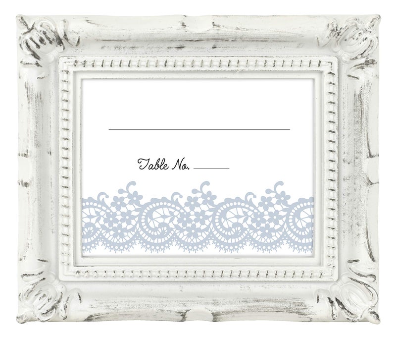 MCS Wedding Photo Frame/Placecard Holder, 69044, 24-Pack, Rustic White - Image 3
